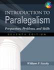 Image for Introduction to Paralegalism : Perspectives, Problems and Skills