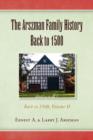 Image for The Arszman Family History Back to 1500 Vol.2 : Back to 1500, Volume Ii