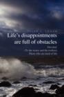 Image for Life&#39;s Disappointments Are Full of Obstacles