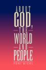 Image for About God, the World and People