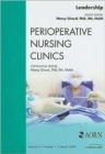 Image for Leadership, An Issue of Perioperative Nursing Clinics : Volume 4-1