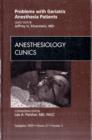 Image for Problems with geriatric anesthesia patients  : an issue of Anesthesiology clinics : Volume 27-3