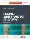 Image for Operative Techniques: Hand and Wrist Surgery : Book, Website and Dvd, (expert Consult - Online and Print)