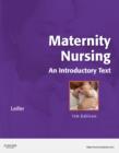 Image for Maternity nursing  : an introductory text