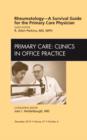 Image for Rheumatology  : a survival guide for the primary care physician : Volume 37-4