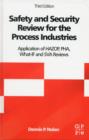 Image for Safety and Security Review for the Process Industries