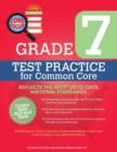 Image for Grade 7 test practice for common core