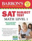 Image for SAT subject test math: Level 1