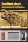 Image for Thesaurus-dictionary of Sumerian, Anunnaki, Babylonian, Mesopotamian, Assyrian, Phoenician, Aramaic