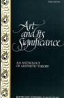 Image for Art and Its Significance: An Anthology of Aesthetic Theory