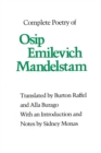 Image for Complete poetry of Osip Emilevich Mandelstam