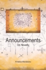 Image for Announcements  : on novelty