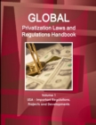 Image for Global Privatization Laws and Regulations Handbook Volume 1 USA - Important Regulations, Projects and Developments