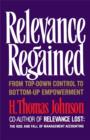 Image for Relevance regained: from top-down control to bottom-up empowerment