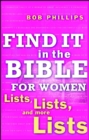 Image for Find It in the Bible for Women