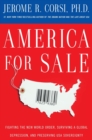 Image for America for Sale : Fighting the New World Order, Surviving a Global Depression, and Preserving USA Sovereignty