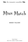 Image for Miss Match
