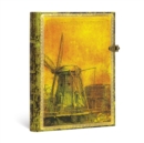 Image for Rembrandt’s 350th Anniversary Midi Unlined Hardcover Journal (Clasp Closure)