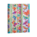 Image for Hummingbirds &amp; Flutterbyes Ultra Lined Hardcover Journal (Wrap Closure)