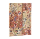 Image for Kara-ori (Japanese Kimono) Midi Hardback Address Book (Wrap Closure)