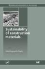 Image for Sustainability of Construction Materials