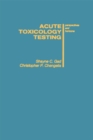 Image for Acute toxicology testing: perspectives and horizons