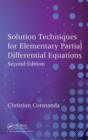 Image for Solution Techniques for Elementary Partial Differential Equations