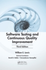 Image for Software testing and continuous quality improvement
