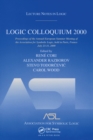 Image for Logic Colloquium 2000 (hardcover): Lecture Notes in Logic, 19