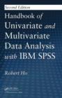 Image for Handbook of univariate and multivariate data analysis with IBM SPSS