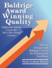 Image for Baldrige Award Winning Quality : How to Interpret the Baldrige Criteria for Performance Excellence