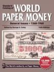 Image for Standard Catalog of World Paper Money, General Issues