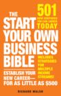 Image for The start your own business bible: establish your new career-- for as little as $500