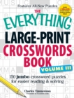 Image for The Everything Large-Print Crosswords Book, Volume III