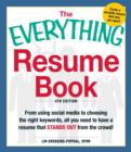 Image for The everything resume book  : from using social media to choosing the right key words, all you need to have a resume that stands out from the crowd!