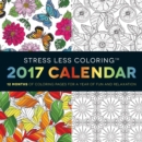 Image for Stress Less Coloring 2017 Wall Calendar