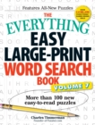 Image for The Everything Easy Large-Print Word Search Book, Volume 7 : More Than 100 New Easy-to-read Puzzles