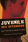 Image for Juvenile Sex Offenders : What the Public Needs to Know