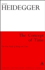 Image for The concept of time: the first draft of being and time