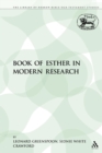 Image for The Book of Esther in Modern Research
