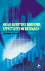 Image for Using everyday numbers effectively in research