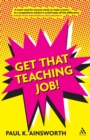 Image for Get that teaching job!