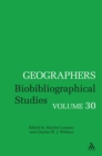 Image for Geographers: biobibliographical studies.