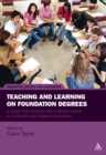Image for Teaching and Learning On Foundation Degrees: A Guide for Tutors and Support Staff in Further and Higher Education