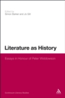 Image for Literature As History: Essays in Honour of Peter Widdowson