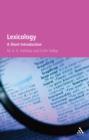 Image for Lexicology: a short introduction