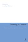 Image for Meaning in context: strategies for implementing intelligent applications of language studies