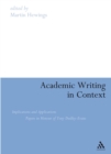 Image for Academic writing in context: implications and applications