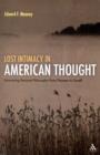Image for Lost Intimacy in American Thought