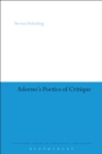 Image for Adorno&#39;s Poetics of Critique